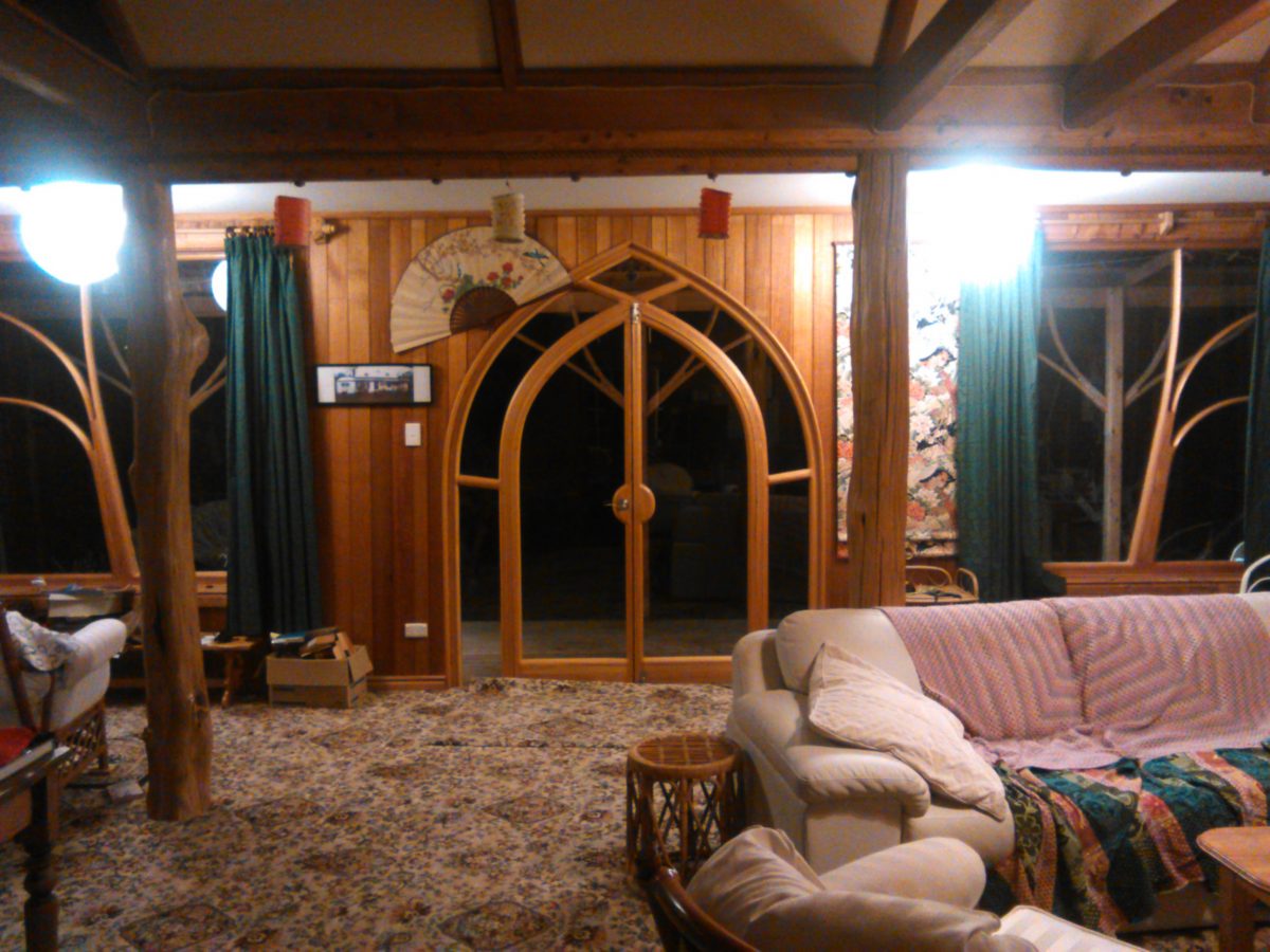 Bradshaws’ home extension Curved Wood Creations Kim Clark