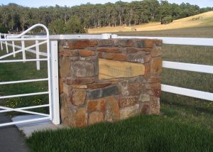 Gate Post Curved Wood Creations Maker Tasmania