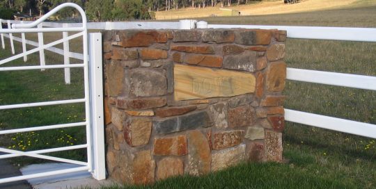 Gate Post Curved Wood Creations Maker Tasmania