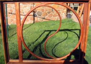 Carchtectural feature curved wood window Curved Wood Creations Tasmania